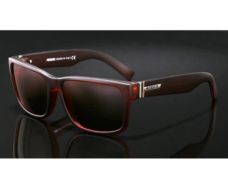 Sonnenbrille Sport polarisiert photochrom Fahren auffällige Farben Hartbox