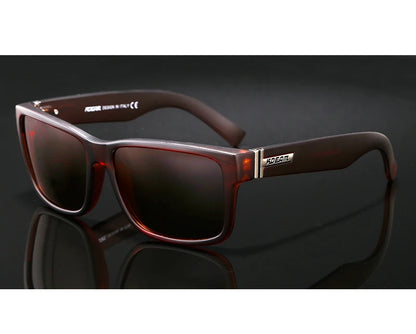 Sonnenbrille Sport polarisiert photochrom Fahren auffällige Farben Hartbox