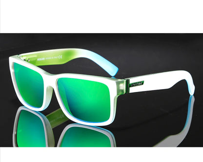 Sonnenbrille Sport polarisiert photochrom Fahren auffällige Farben Hartbox