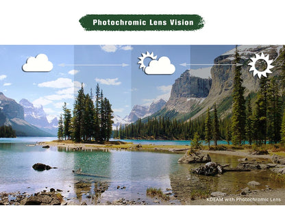 Sonnenbrille Sport polarisiert photochrom Fahren auffällige Farben Hartbox