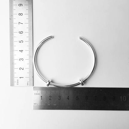 Damen-Armband Perlen Karma Charm-Träger aus Sterlingsilber