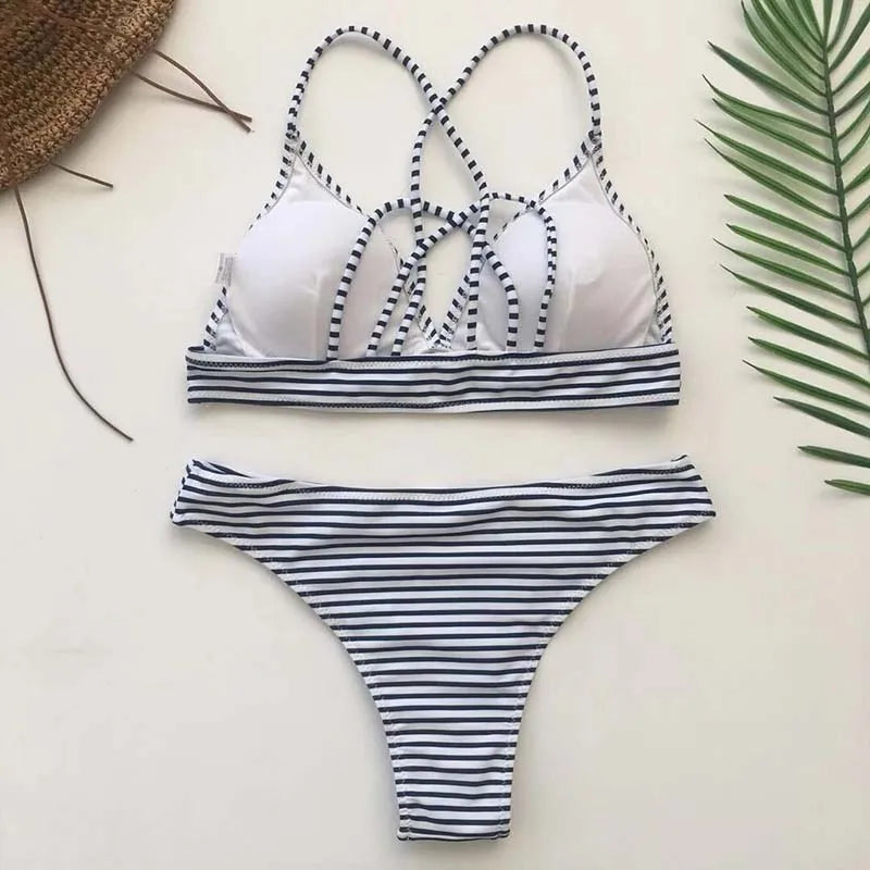 Sexy Brazilian Bikini-Set mit Push-up-Effekt – Perfekt für Strand und Pool