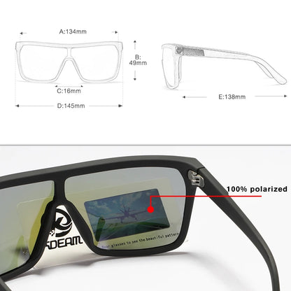 Sonnenbrille polarisiert einteilig Cat.3 UV-Schutz Herren