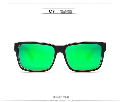 Sonnenbrille Sport polarisiert photochrom Fahren auffällige Farben Hartbox