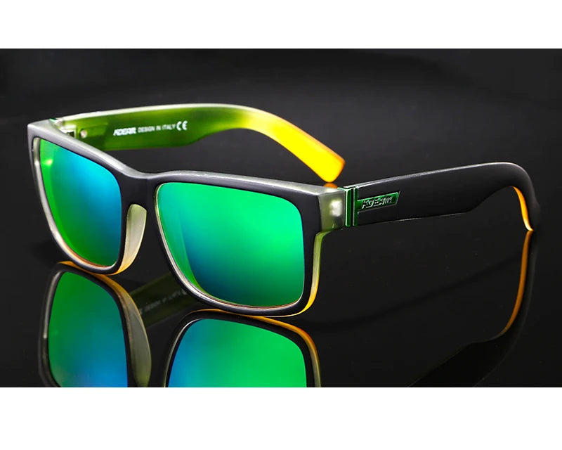 Sonnenbrille Sport polarisiert photochrom Fahren auffällige Farben Hartbox