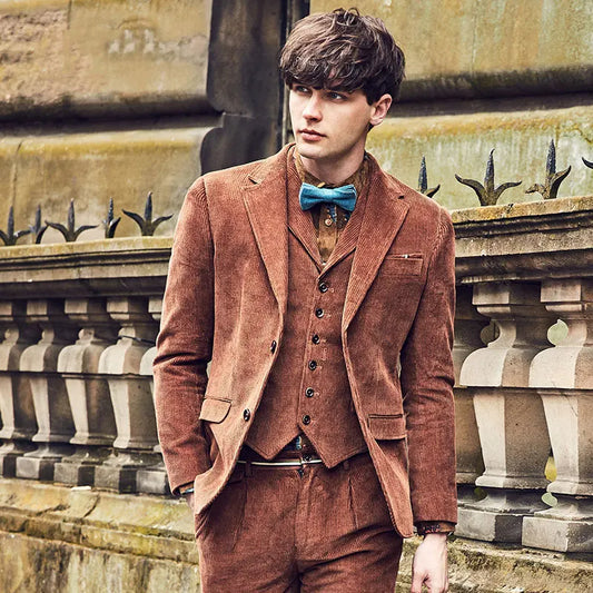 Lange Herren-Anzughose mit blauem Camouflage-Print – Slim Fit für Büro und Freizeit sowie Hochzeiten geeignet.