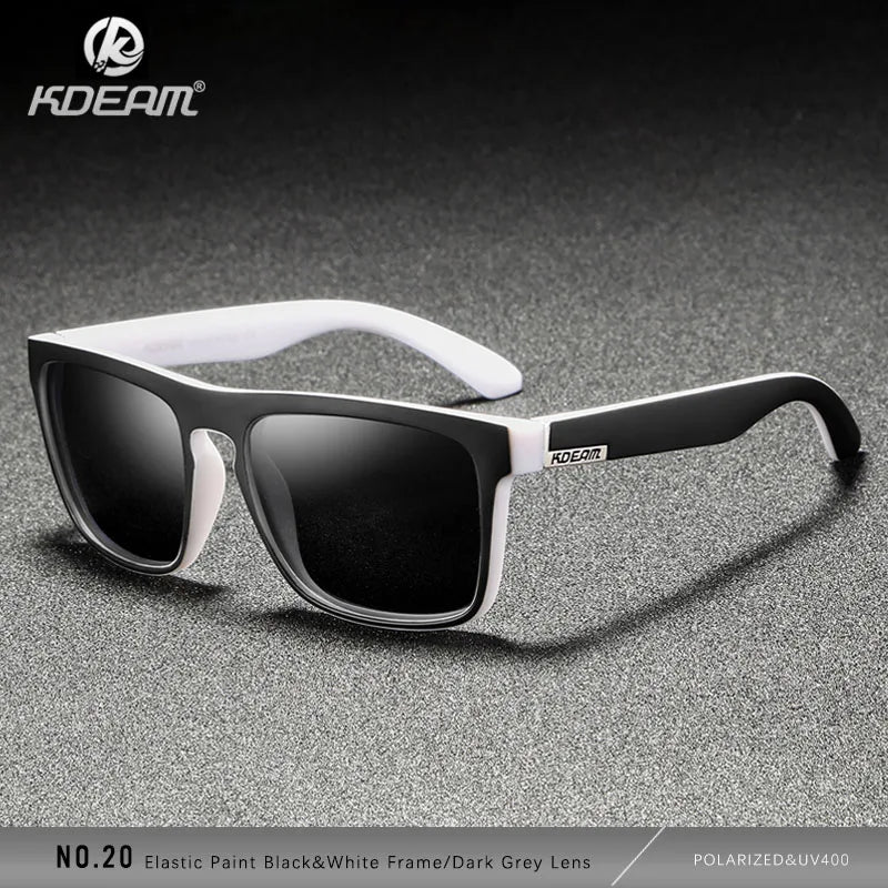 Sonnenbrille quadratisch polarisiert elastisch Spiegel 17 Farben Unisex
