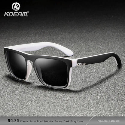 Sonnenbrille quadratisch polarisiert elastisch Spiegel 17 Farben Unisex