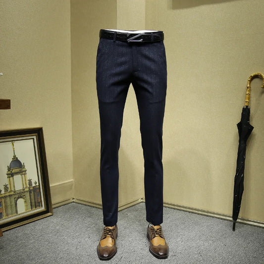 Herren-Anzugset aus 50% Wolle, Slim Fit, grau, für Herbst und Winter, bestehend aus Blazer, Weste und Hose – ideal für Hochzeiten und formelle Anlässe, auch in großen Größen erhältlich.