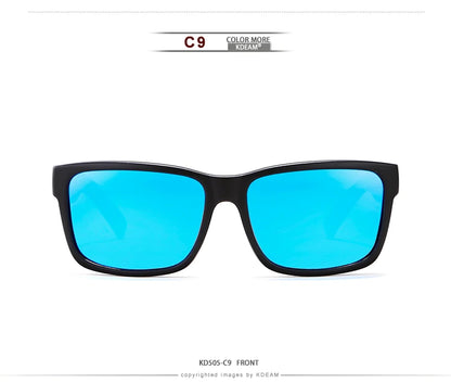 Sonnenbrille Sport polarisiert photochrom Fahren auffällige Farben Hartbox