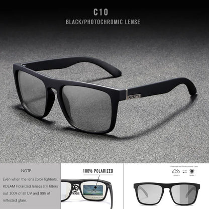 Sonnenbrille quadratisch polarisiert elastisch Spiegel 17 Farben Unisex