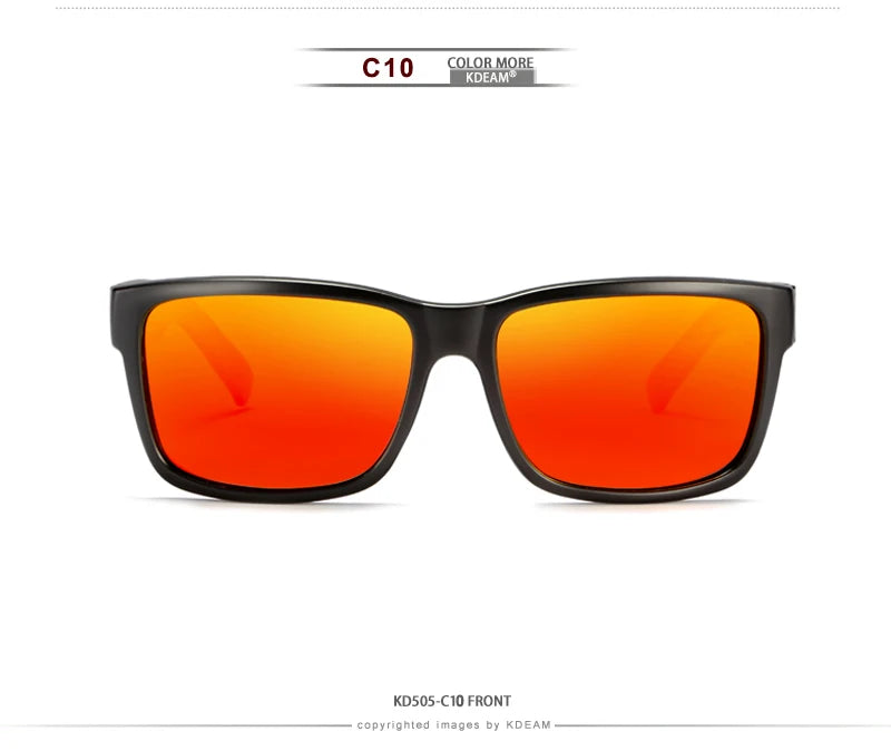 Sonnenbrille Sport polarisiert photochrom Fahren auffällige Farben Hartbox