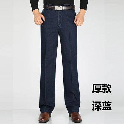 Herren Jeans im hohen Taillenschnitt für Freizeit und Business in Plusgröße