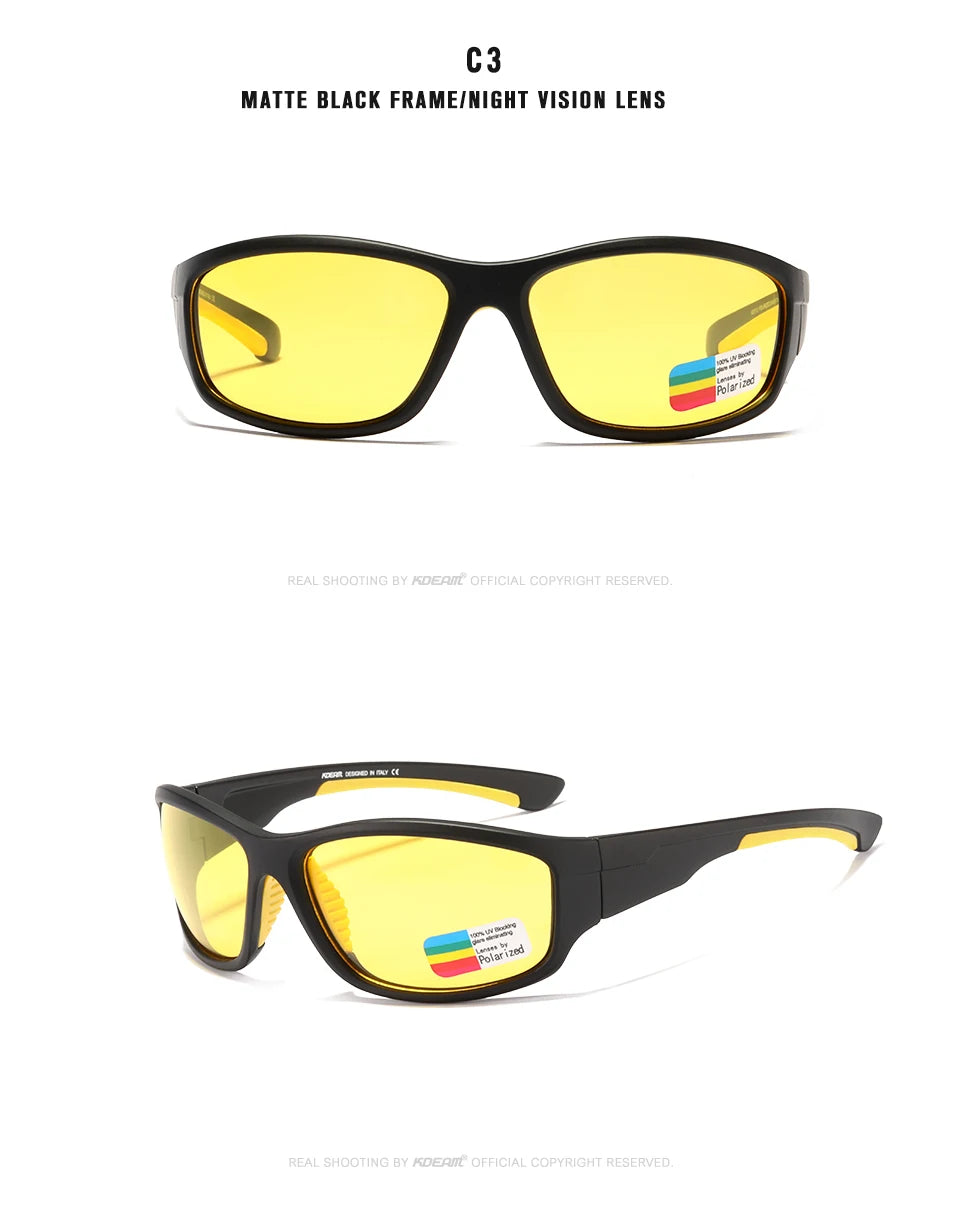 Sonnenbrille Sport TR90 unzerbrechlich polarisiert Outdoor Fahren Unisex