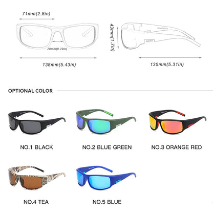 Sonnenbrille Sport TR90 polarisiert UV400 antireflektierend Herren