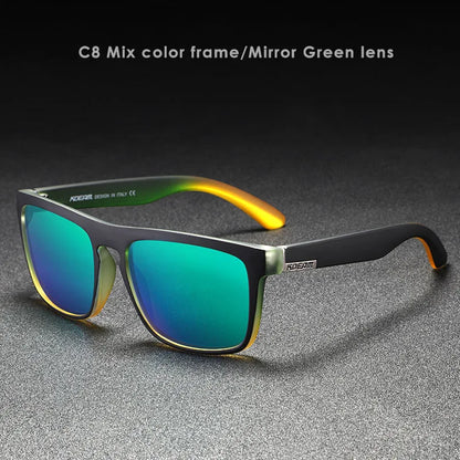Sonnenbrille quadratisch polarisiert elastisch Spiegel 17 Farben Unisex