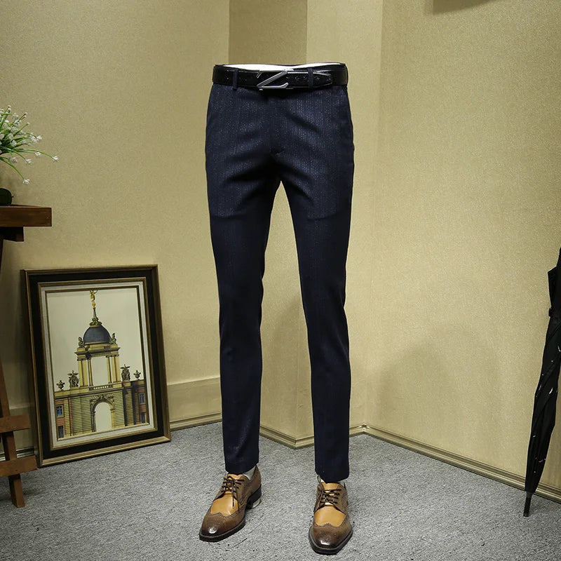 Herren-Anzugset aus 50% Wolle, Slim Fit, grau, für Herbst und Winter, bestehend aus Blazer, Weste und Hose – ideal für Hochzeiten und formelle Anlässe, auch in großen Größen erhältlich.