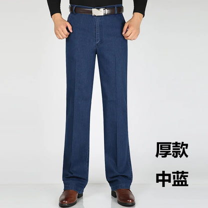 Herren Jeans im hohen Taillenschnitt für Freizeit und Business in Plusgröße