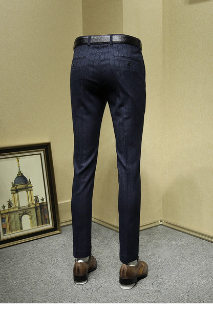 Herren-Anzugset aus 50% Wolle, Slim Fit, grau, für Herbst und Winter, bestehend aus Blazer, Weste und Hose – ideal für Hochzeiten und formelle Anlässe, auch in großen Größen erhältlich.