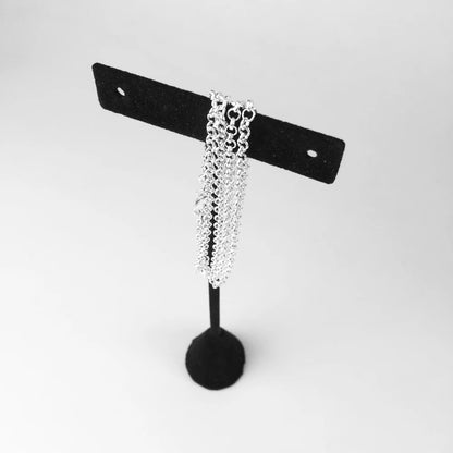 Damen-Halskette Belcher-Kette rund klassisch aus Sterlingsilber