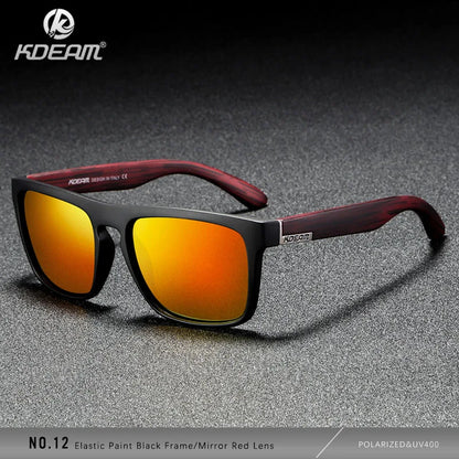 Sonnenbrille quadratisch polarisiert elastisch Spiegel 17 Farben Unisex
