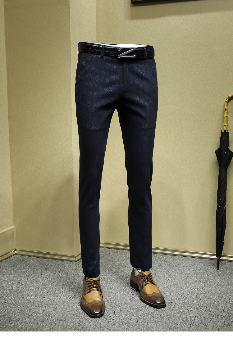 Herren-Anzugset aus 50% Wolle, Slim Fit, grau, für Herbst und Winter, bestehend aus Blazer, Weste und Hose – ideal für Hochzeiten und formelle Anlässe, auch in großen Größen erhältlich.