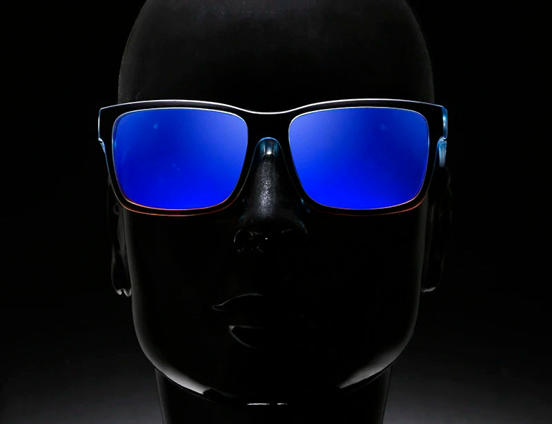 Sonnenbrille Sport polarisiert photochrom Fahren auffällige Farben Hartbox