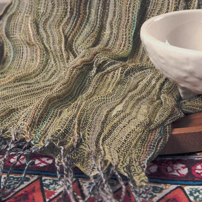 Ärmelloses Sommerkleid für Mädchen im chinesischen Retro-Stil mit Patchwork-Design und luftiger Gaze – ideal für warme Tage.