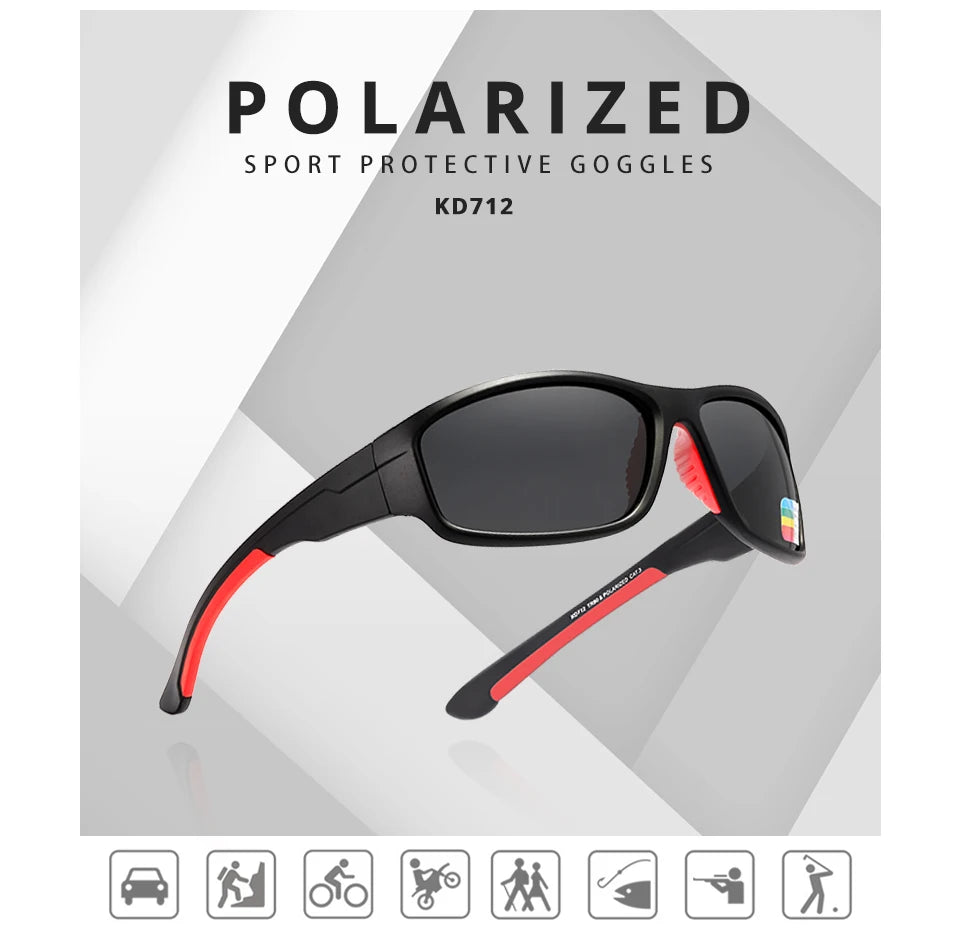 Sonnenbrille Sport TR90 unzerbrechlich polarisiert Outdoor Fahren Unisex