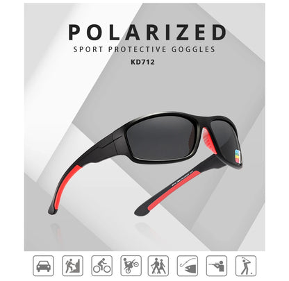 Sonnenbrille Sport TR90 unzerbrechlich polarisiert Outdoor Fahren Unisex