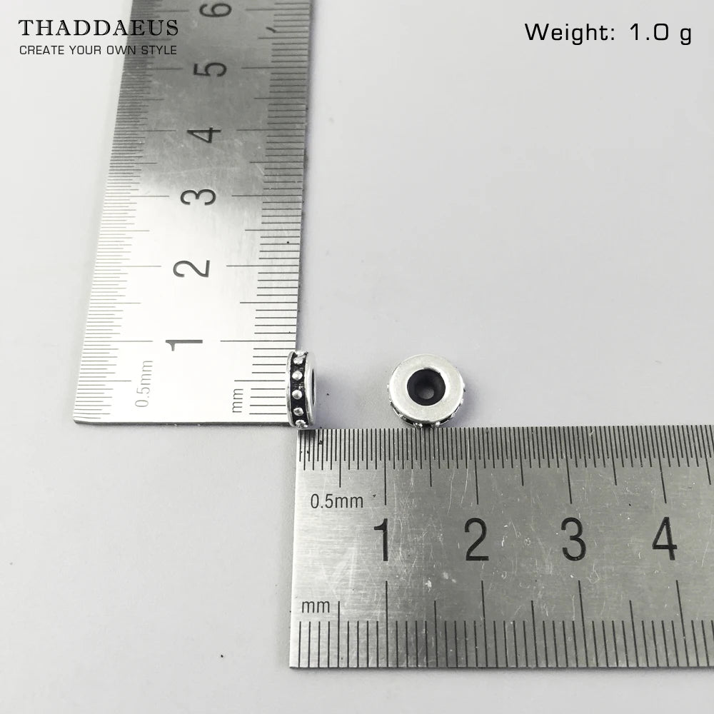 Damen-Charm-Anhänger Perlenstopper Karma trendig aus Sterlingsilber