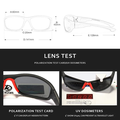 Sonnenbrille Sport TR90 unzerbrechlich polarisiert Outdoor Fahren Unisex