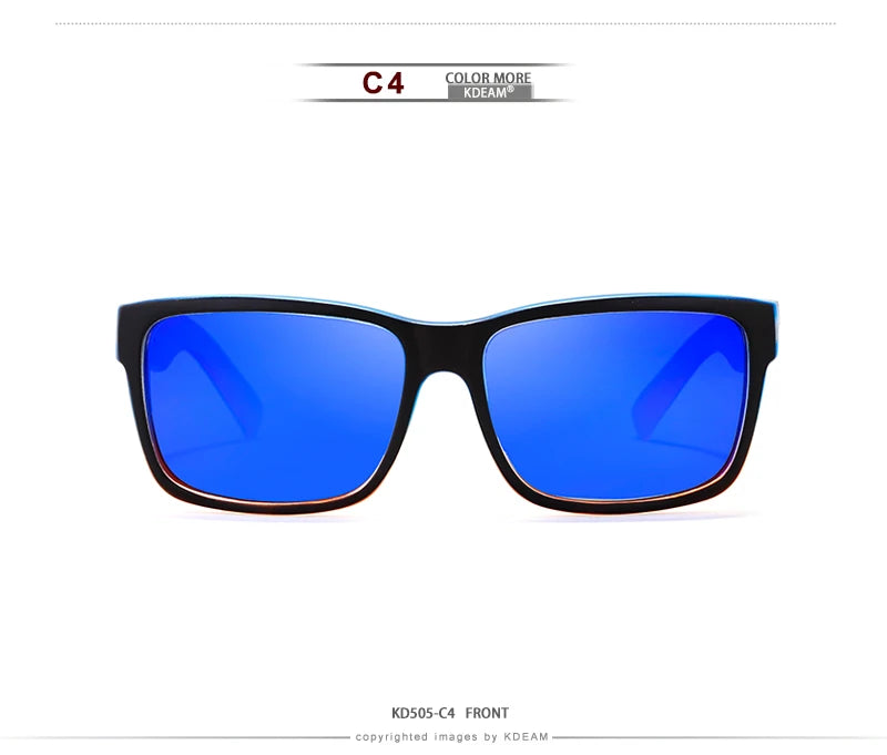 Sonnenbrille Sport polarisiert photochrom Fahren auffällige Farben Hartbox