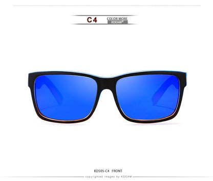 Sonnenbrille Sport polarisiert photochrom Fahren auffällige Farben Hartbox