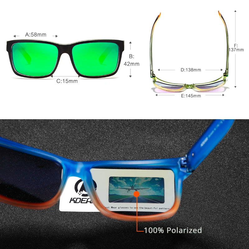 Sonnenbrille Sport polarisiert photochrom Fahren auffällige Farben Hartbox
