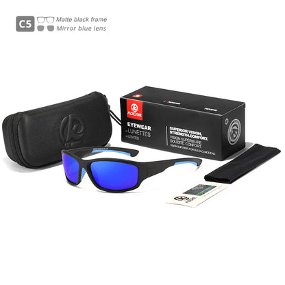 Sonnenbrille Sport TR90 unzerbrechlich polarisiert Outdoor Fahren Unisex