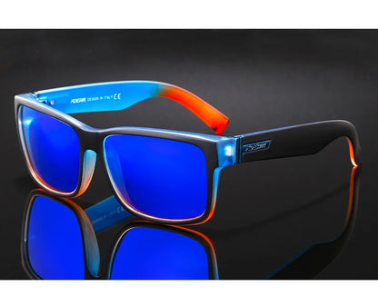 Sonnenbrille Sport polarisiert photochrom Fahren auffällige Farben Hartbox