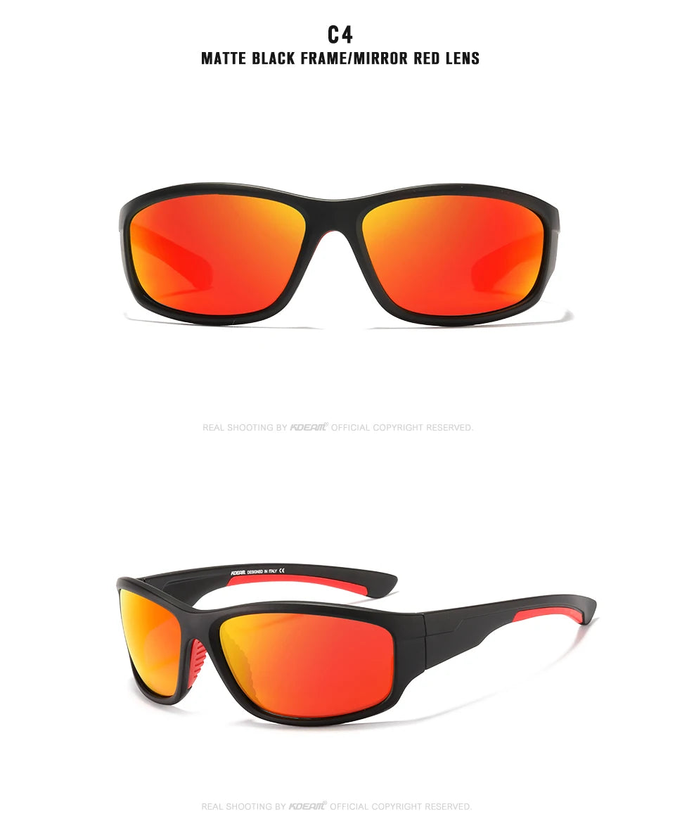 Sonnenbrille Sport TR90 unzerbrechlich polarisiert Outdoor Fahren Unisex