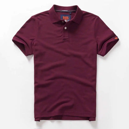 Sommer Herren Poloshirts Baumwollhemden Kurzarm Brief Gesticktes Emblem Einfaches Hemd für Männer Größe M-3XL BP6900