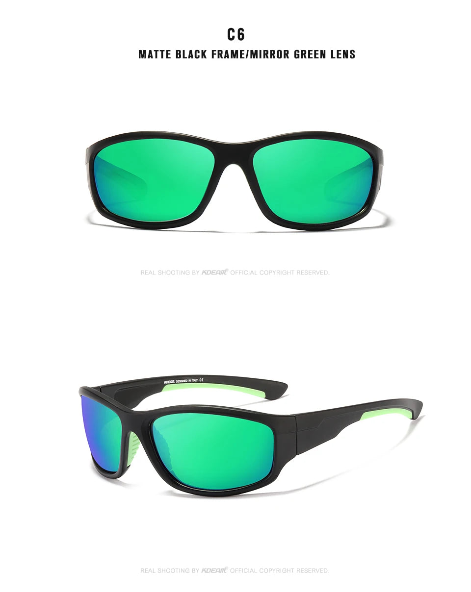 Sonnenbrille Sport TR90 unzerbrechlich polarisiert Outdoor Fahren Unisex