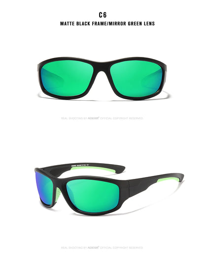 Sonnenbrille Sport TR90 unzerbrechlich polarisiert Outdoor Fahren Unisex
