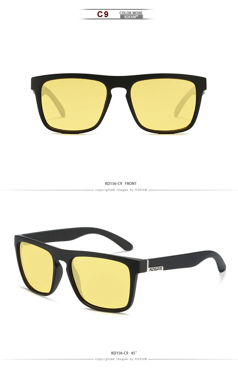 Sonnenbrille polarisiert photochrom Nachtsicht Fahren UV400 Unisex