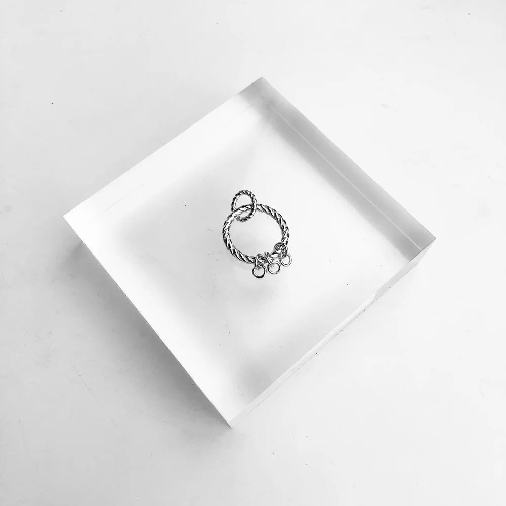 Damen-Charm-Anhänger Schnur Träger vielseitig Europa aus Sterlingsilber