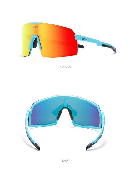 Sonnenbrille Sport TR90 polarisiert UV400 Laufen Angeln Outdoor Herren
