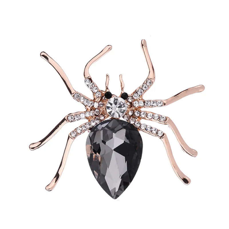 Brosche Spinne Insekt Retro Legierung Kragen Urlaub Zubehör Damen