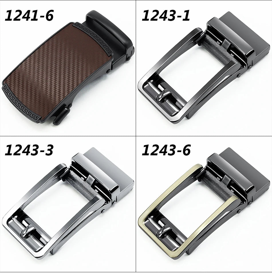 Herren Gürtelschnalle Automatik Ratchet 3,5 cm Freizeitstil Business