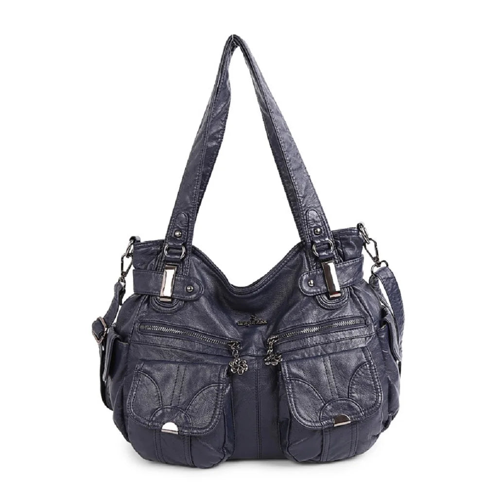 Damen-Handtasche Multifunktionale PU-Tasche Großes Fassungsvermögen Alltagsbegleiter