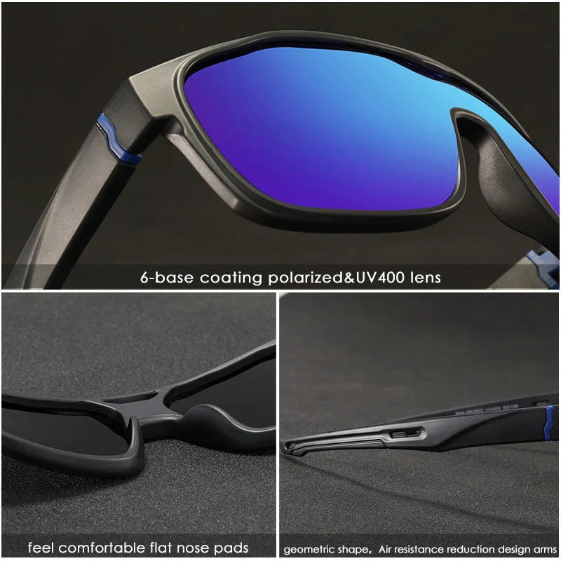 Sonnenbrille Einteiler polarisiert Spiegel winddicht Cat.3 Sport Herren