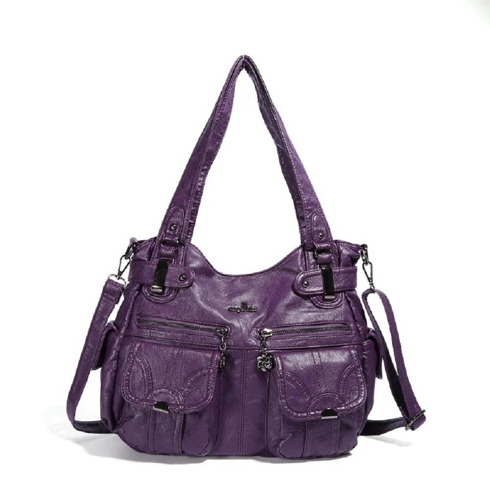 Damen-Handtasche Multifunktionale PU-Tasche Großes Fassungsvermögen Alltagsbegleiter