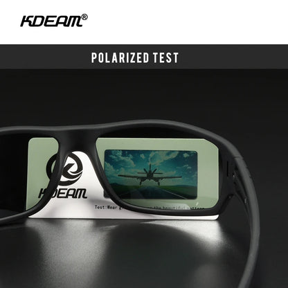 Sonnenbrille Sport TR90 polarisiert UV400 Angeln Outdoor Herren Top-Design